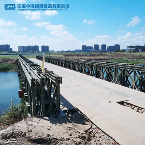 Ponte portátil de Bailey da construção de aço do grande período da ponte municipal do elevado desempenho