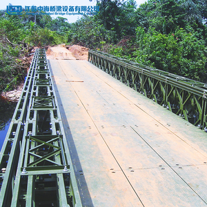 Ponte de aço pedestre pré-fabricada personalizada da ponte de Bailey Bridge da construção de aço